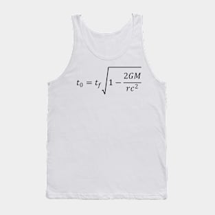 Gravitational Time Dilation Of General Relativity Tank Top